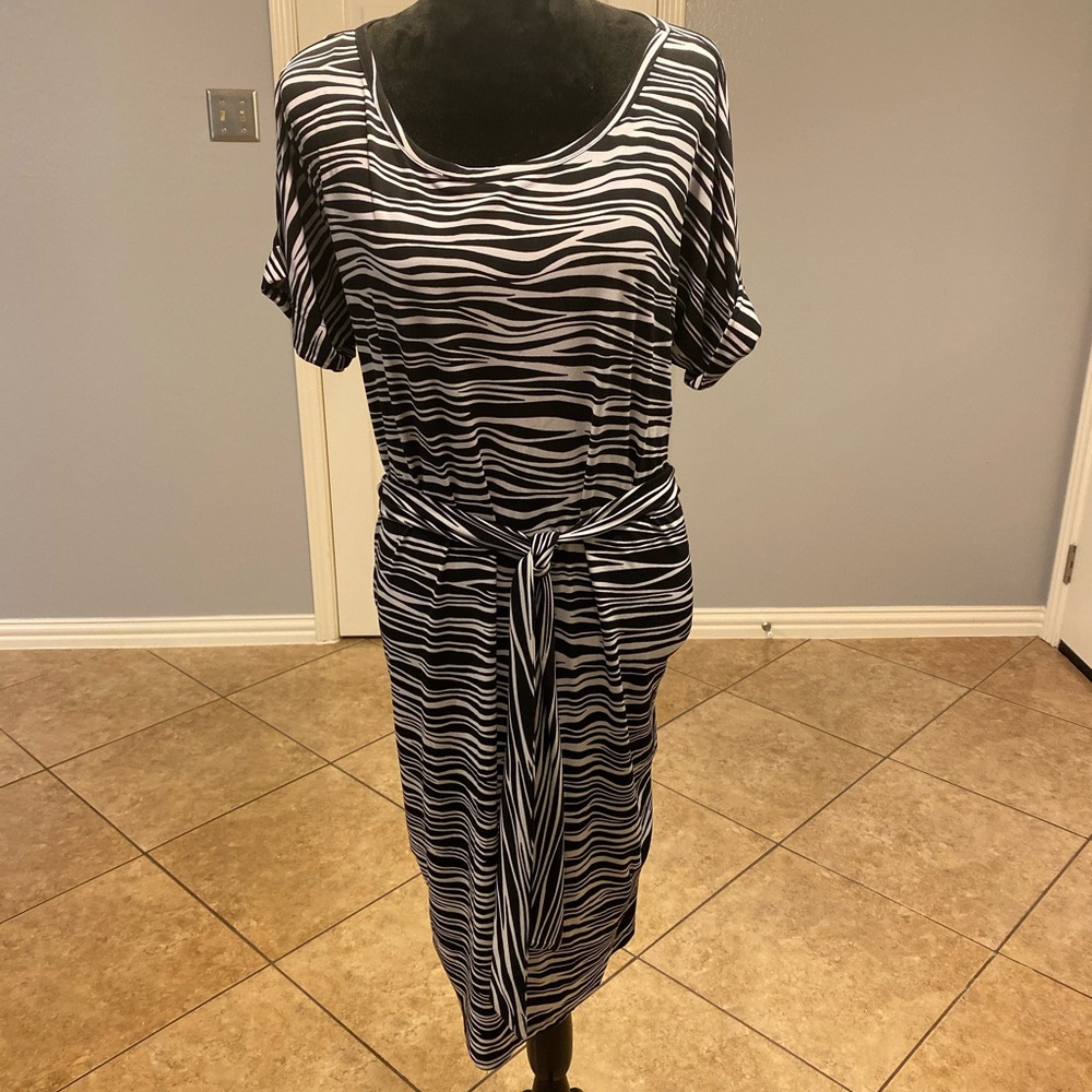 Michael Kors Black and White Dress